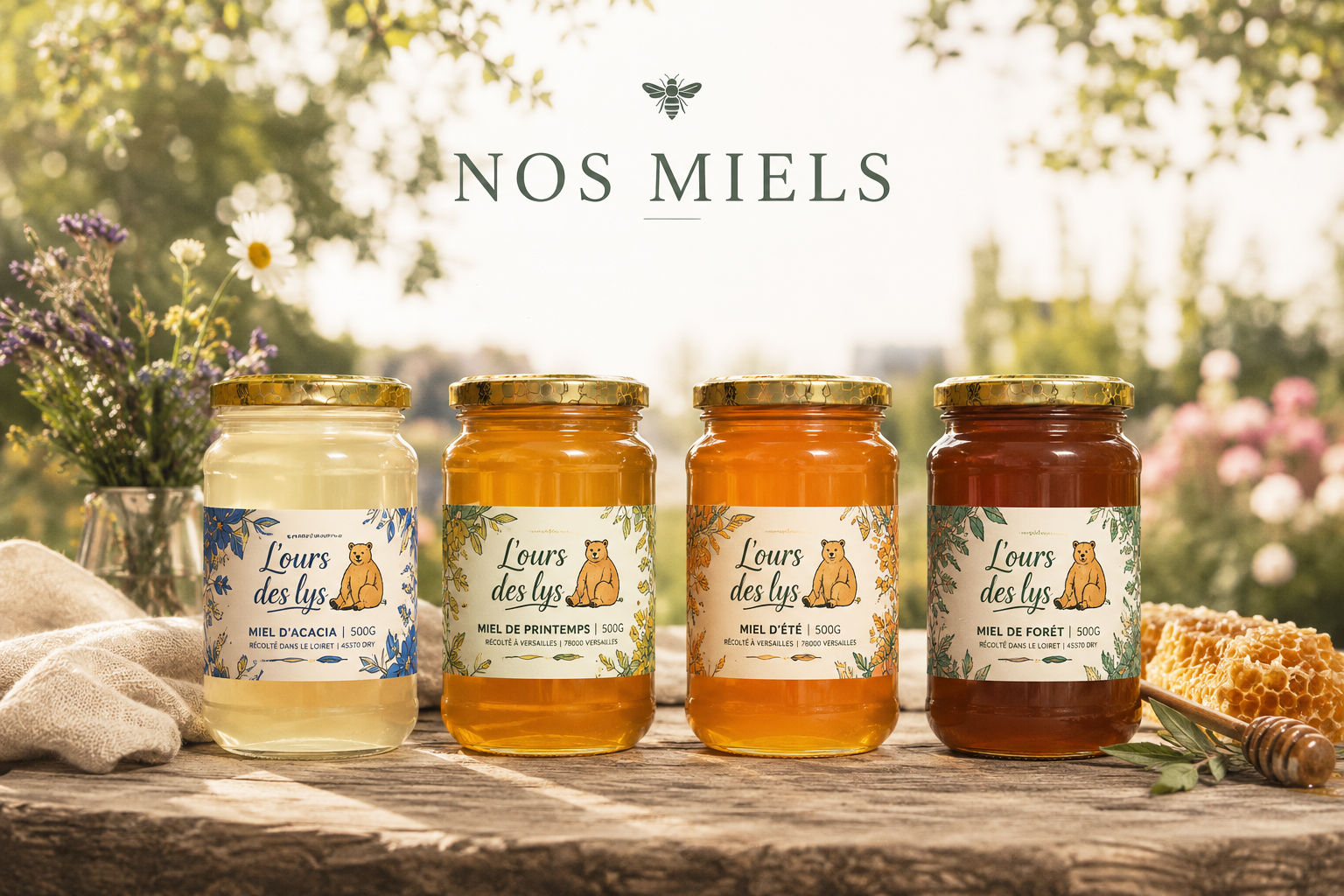 miels ours des lys
